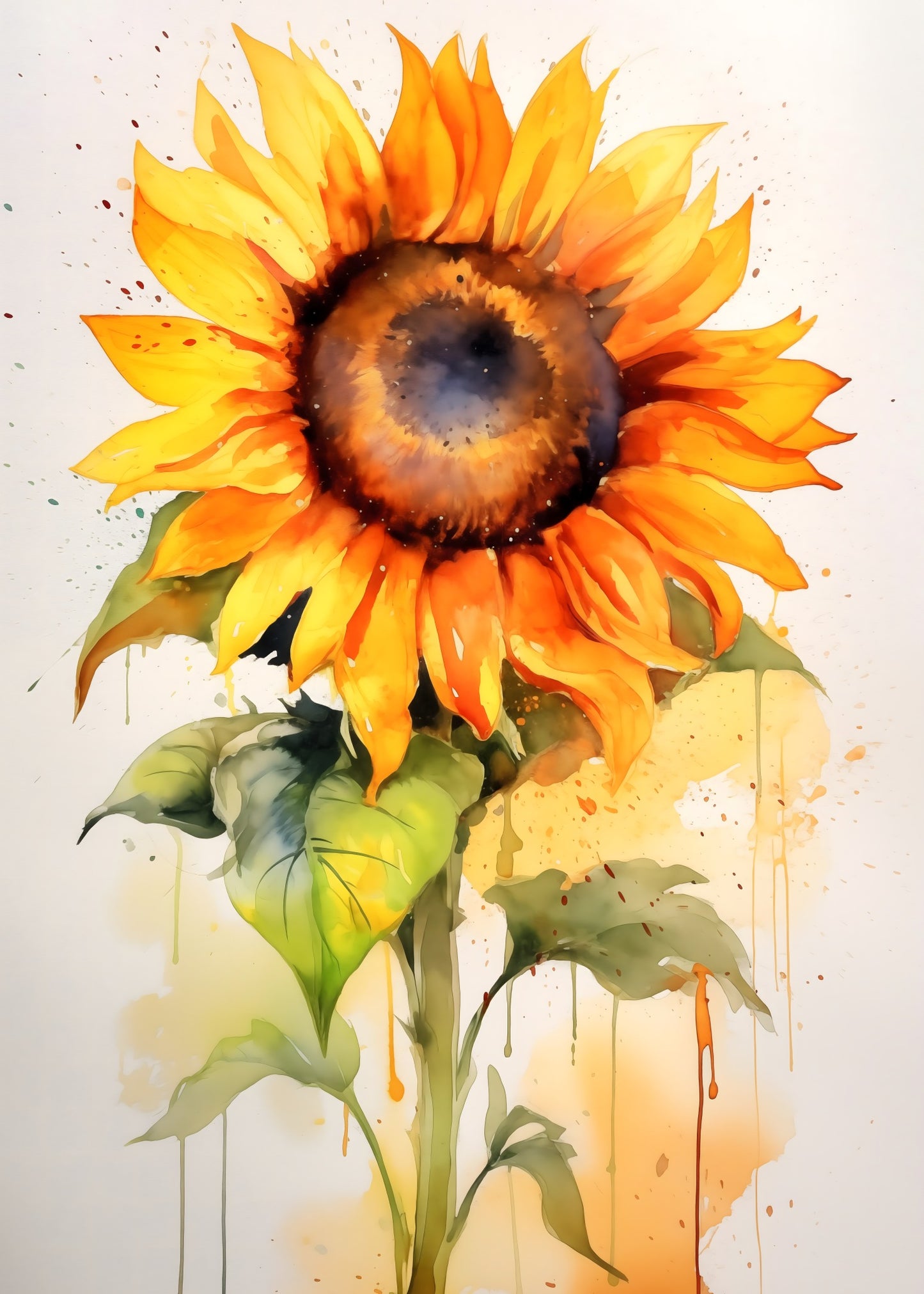 Sunflower Glow Poster