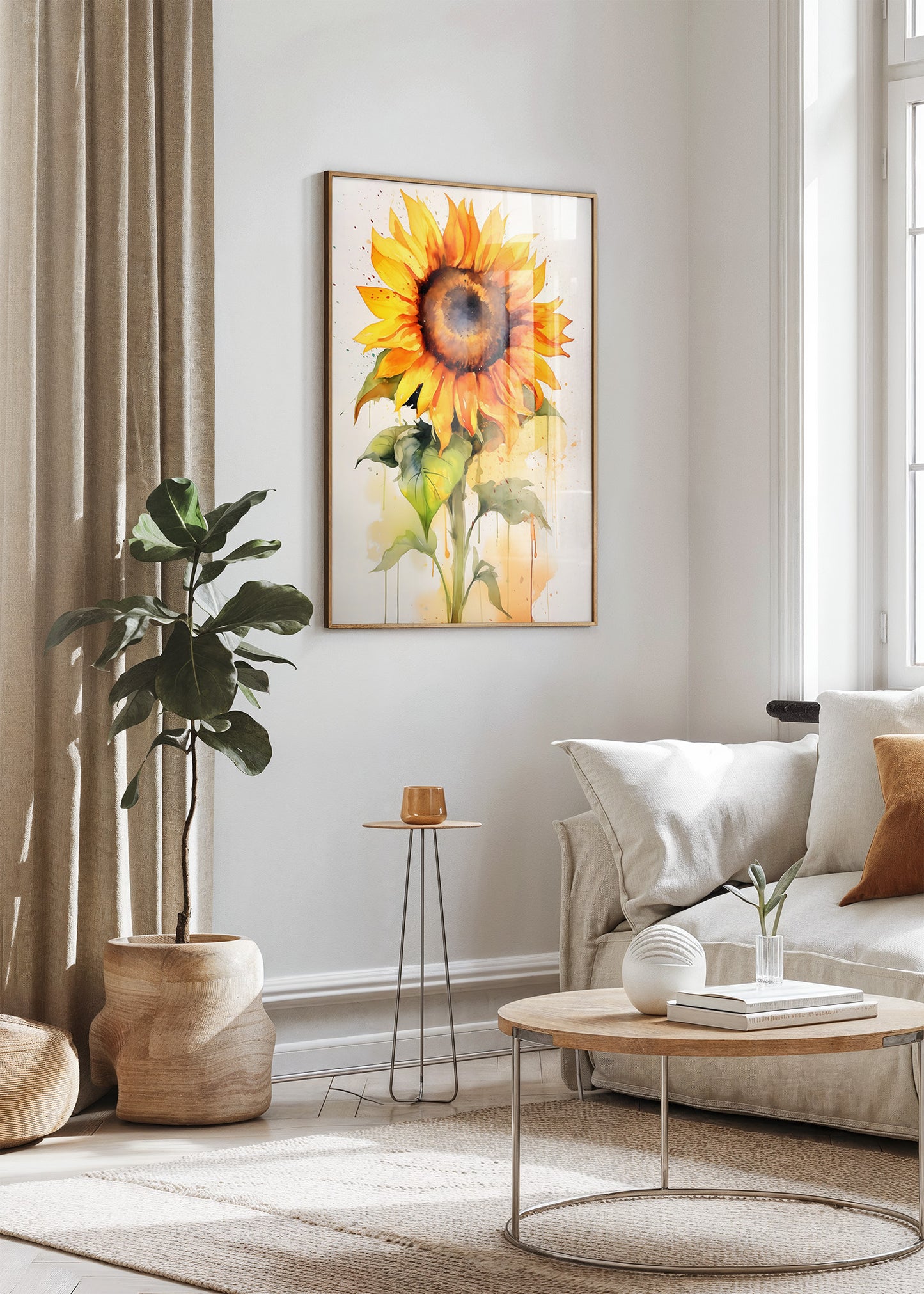 Sunflower Glow Poster