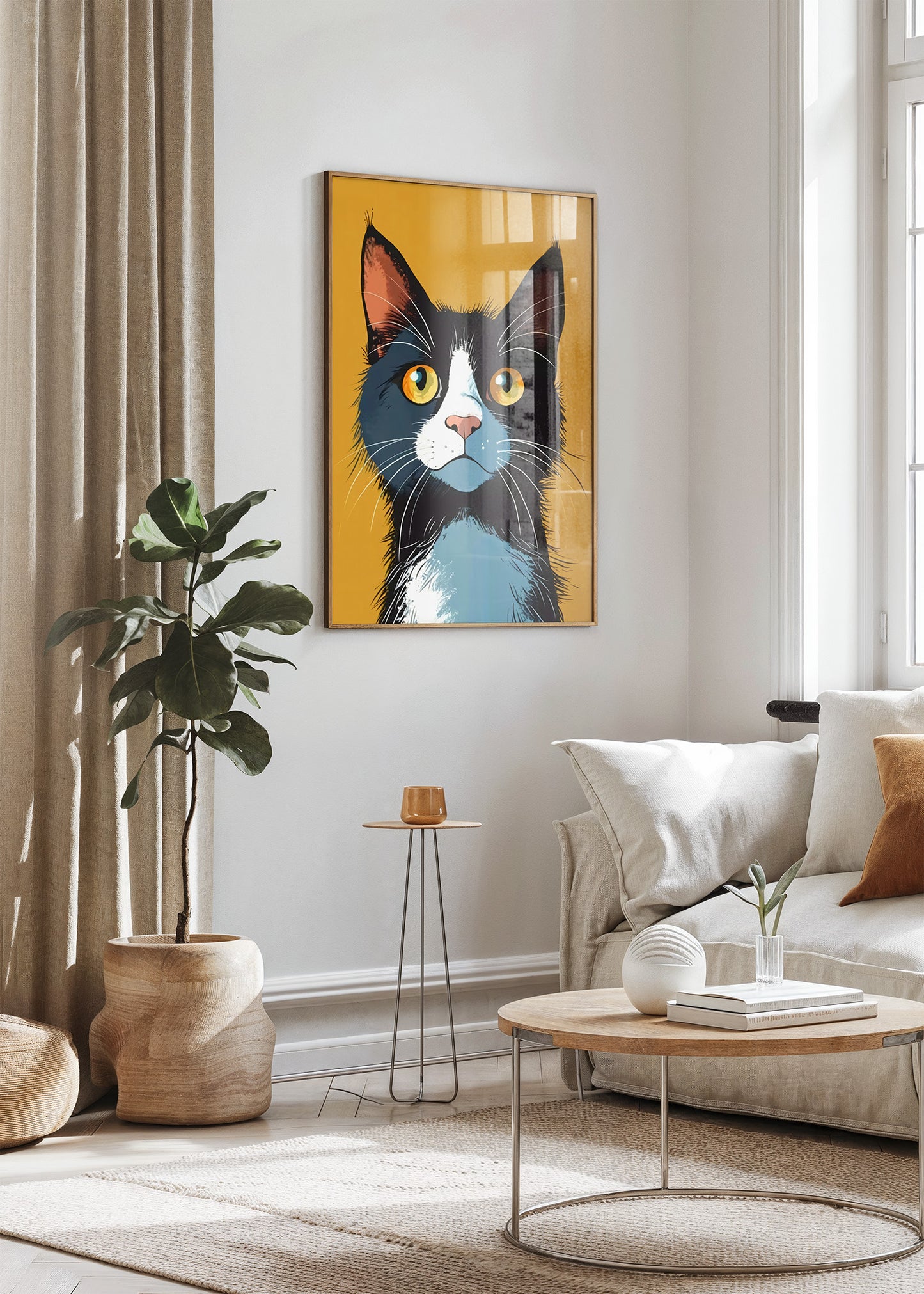 Curious Cat Poster
