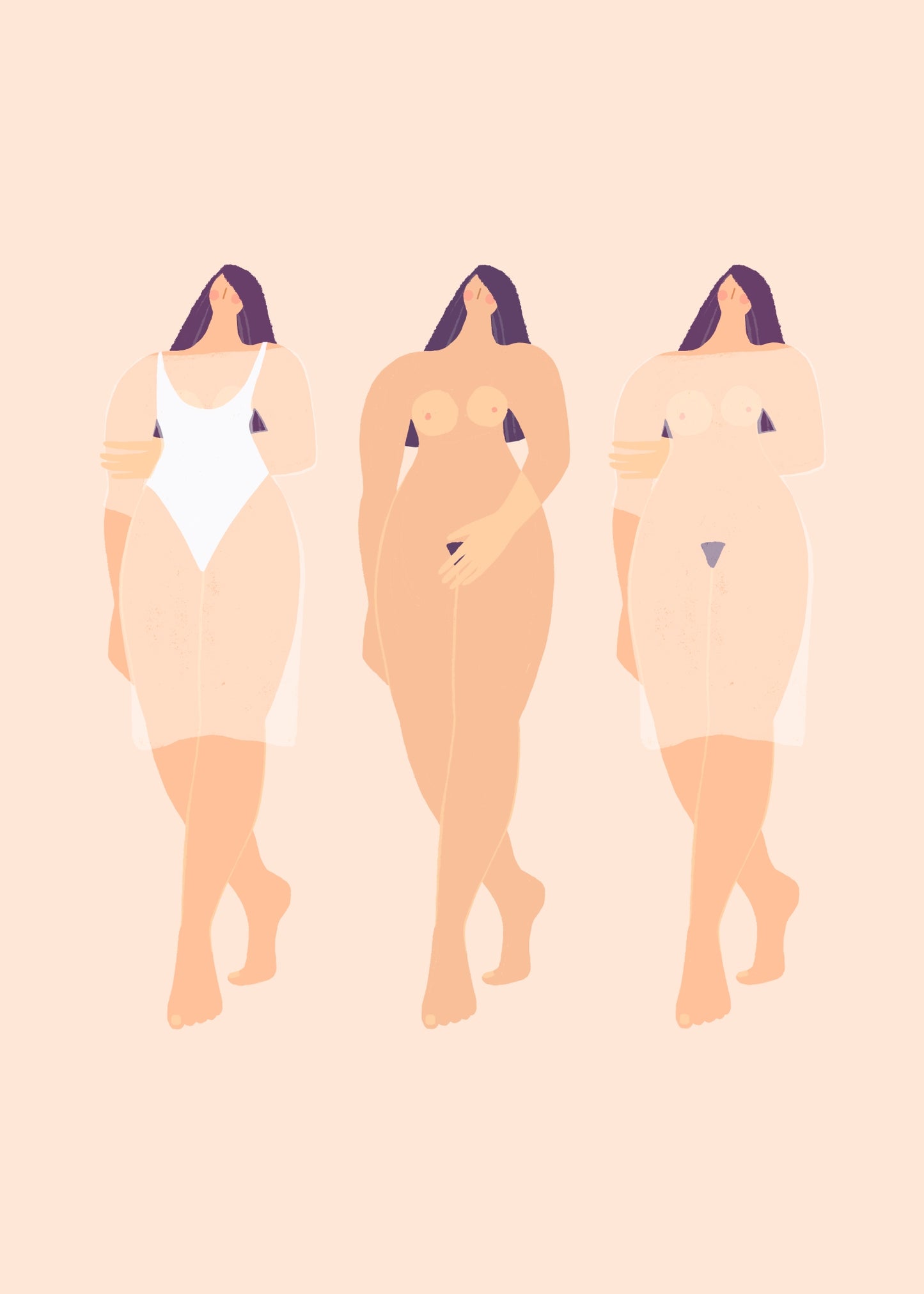 Body Harmony Nude Poster