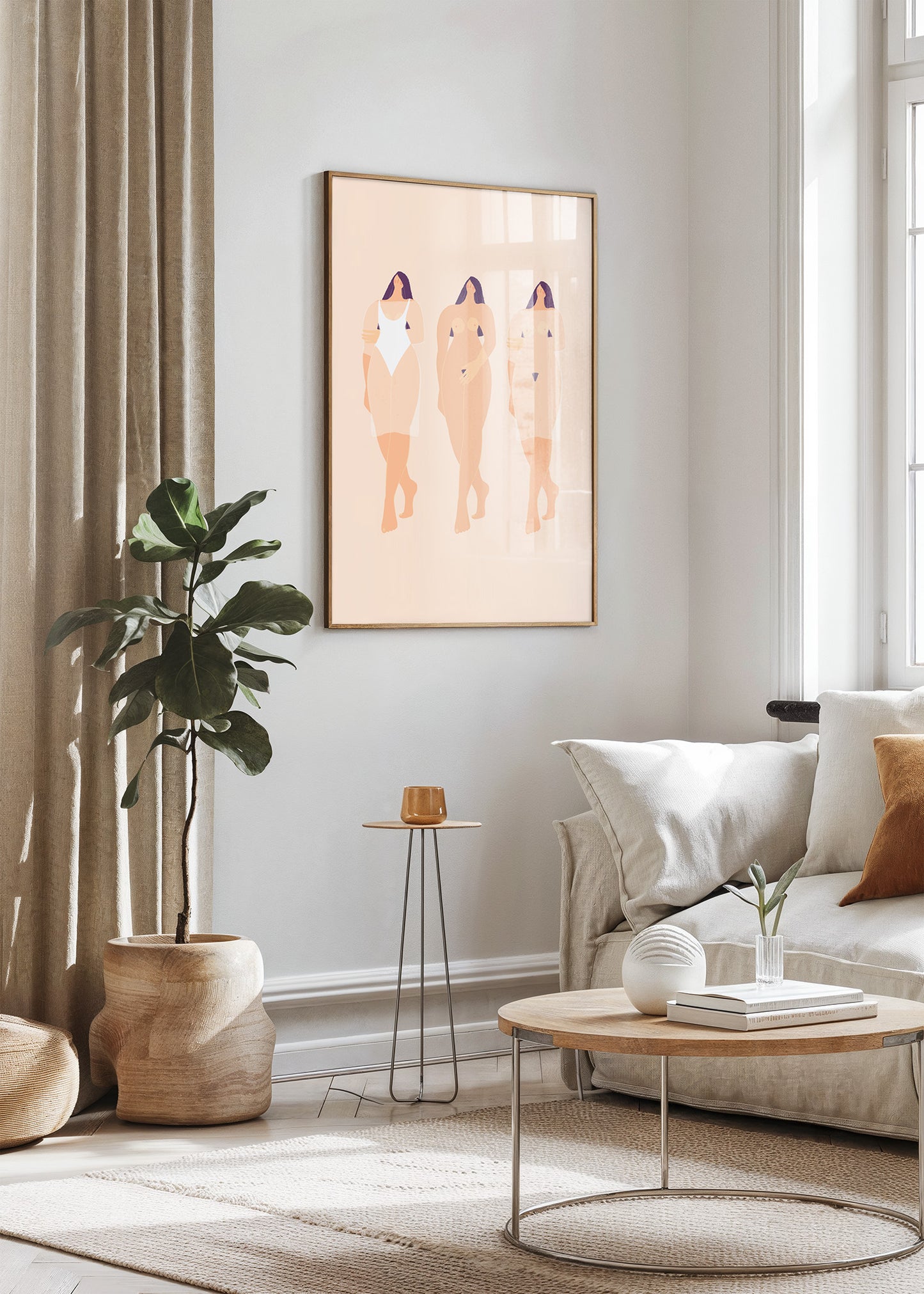 Body Harmony Nude Poster