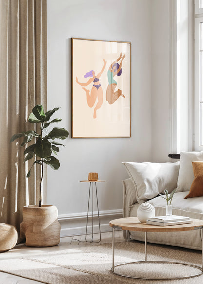 Joyful Leap Poster