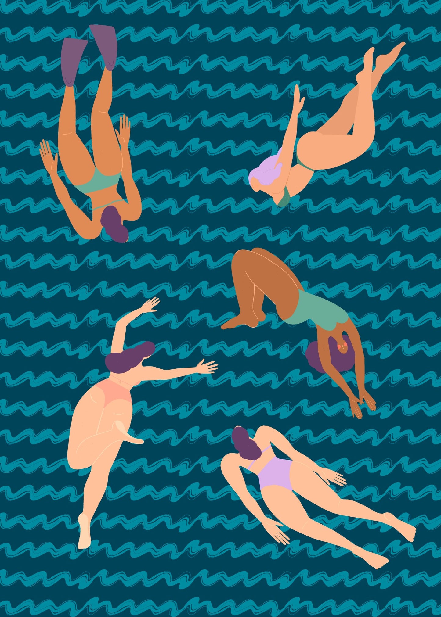 Floating Together Poster
