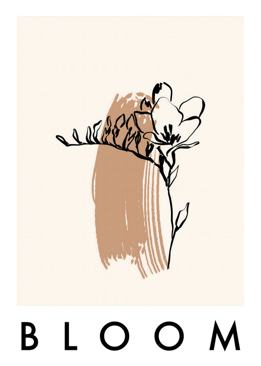 Bloom Botanical Poster