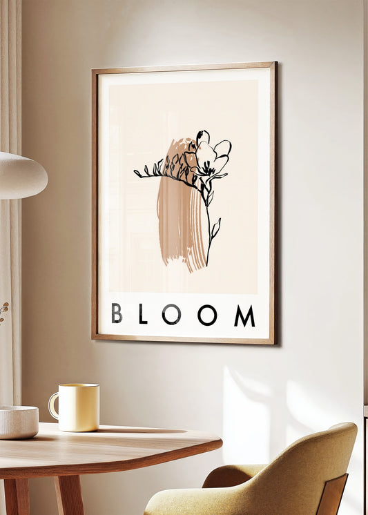 Bloom Botanical Poster