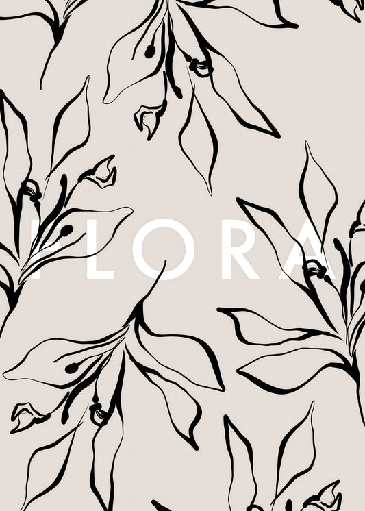 Flora Botanical Poster