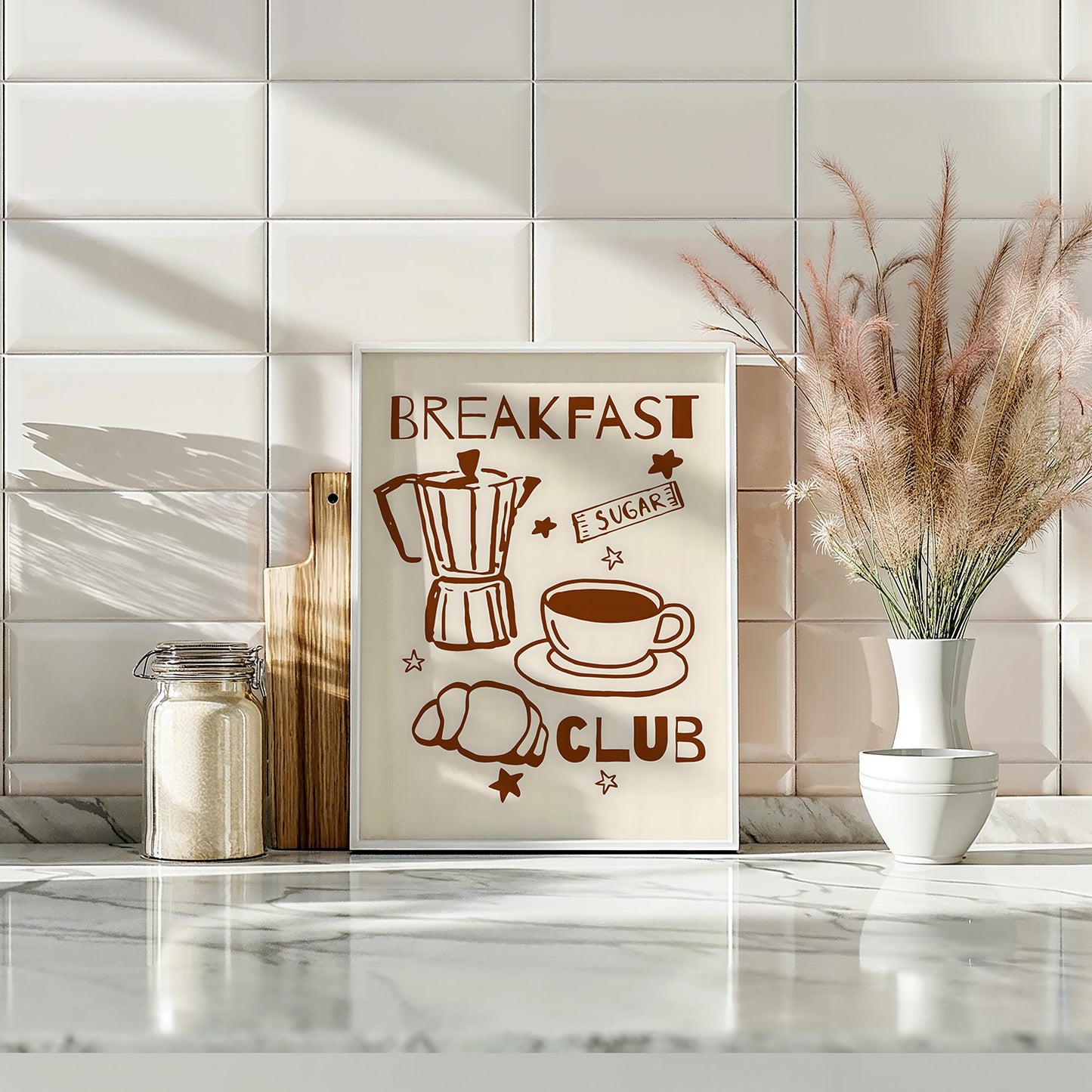 Breakfast Club Coffee Poster
