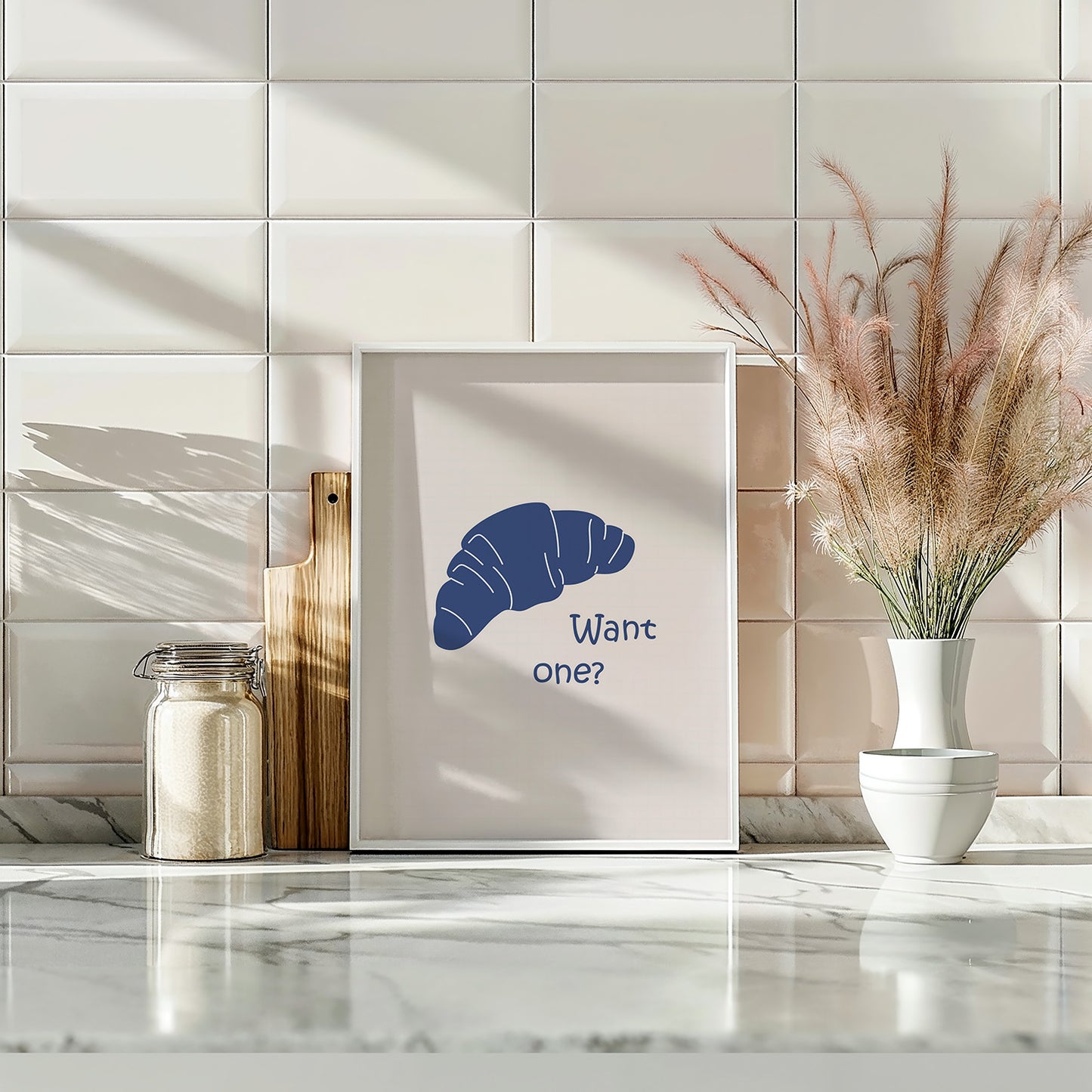 Want One Croissant Poster