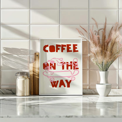 Coffee On The Way Poster