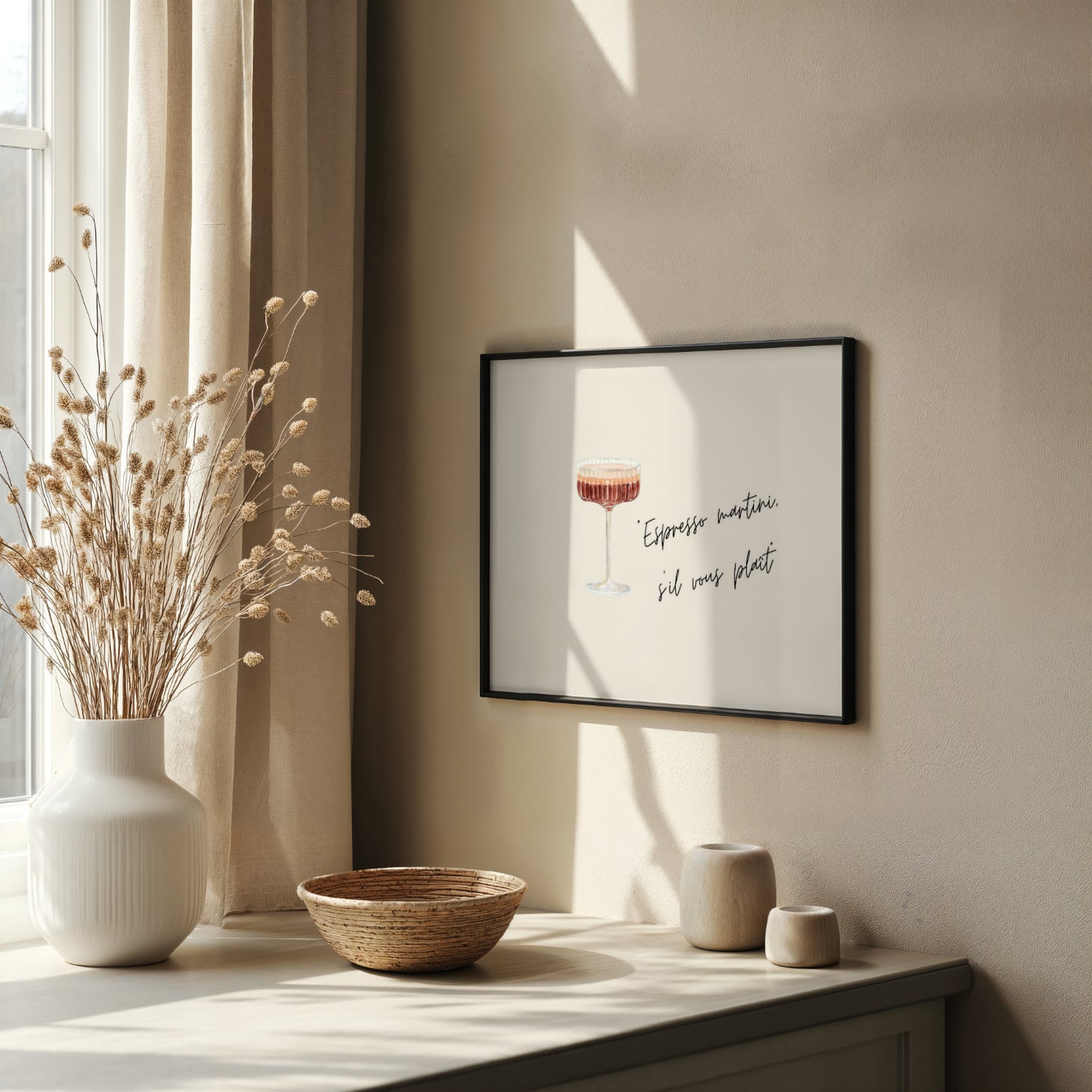 Espresso Martini S’il Vous Plaît Poster