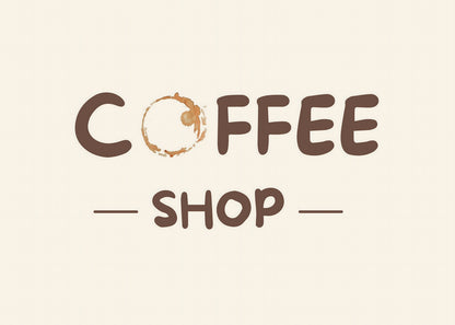 Coffee Shop Typography Poster