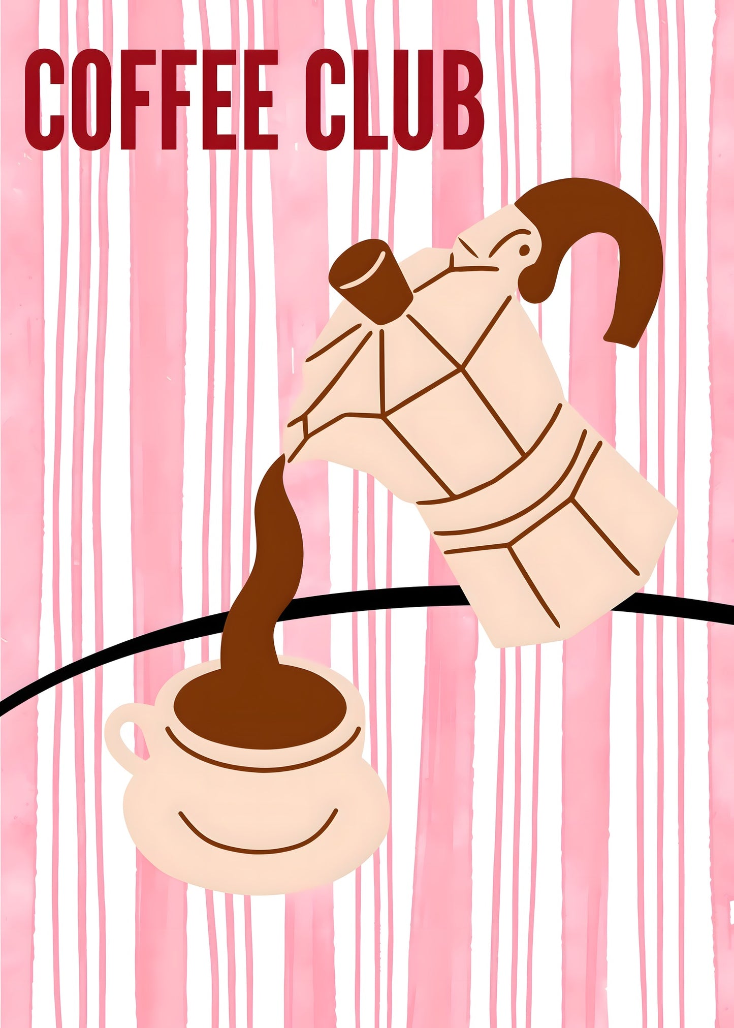 Coffee Club Moka Poster