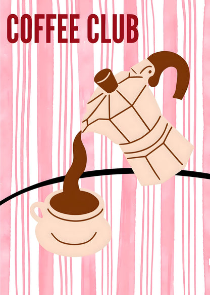 Coffee Club Moka Poster