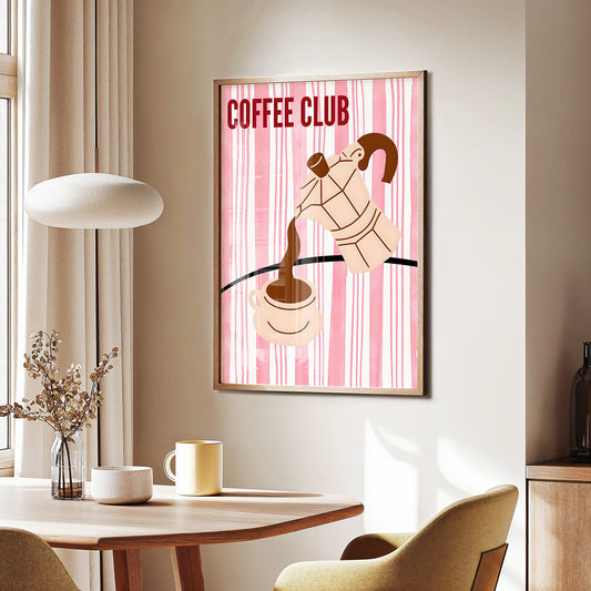 Coffee Club Moka Poster