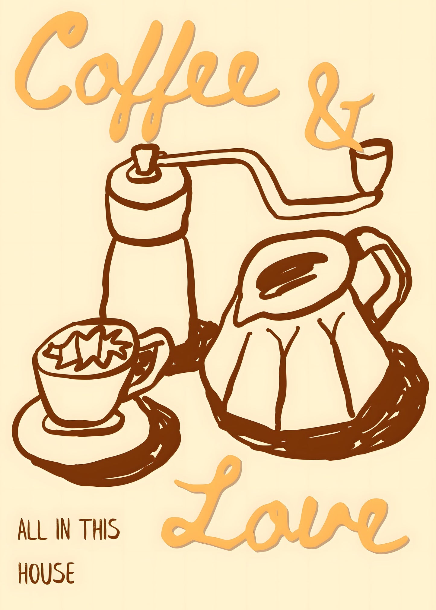 Coffee & Love Poster