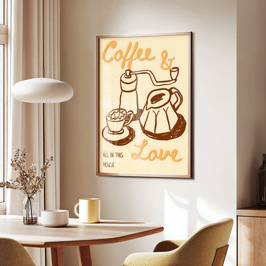 Coffee & Love Poster