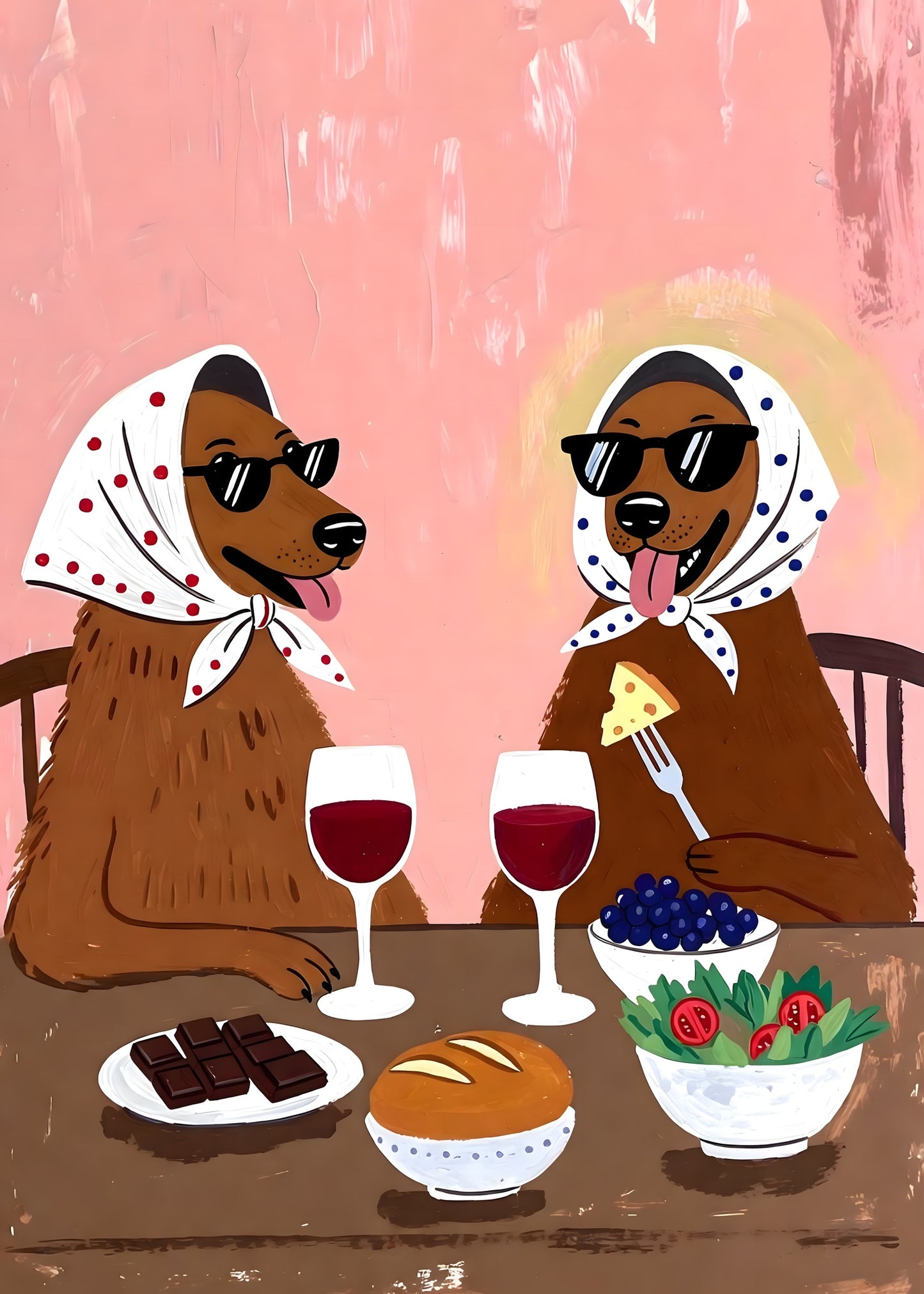 Sassy Dogs Wine Night Poster