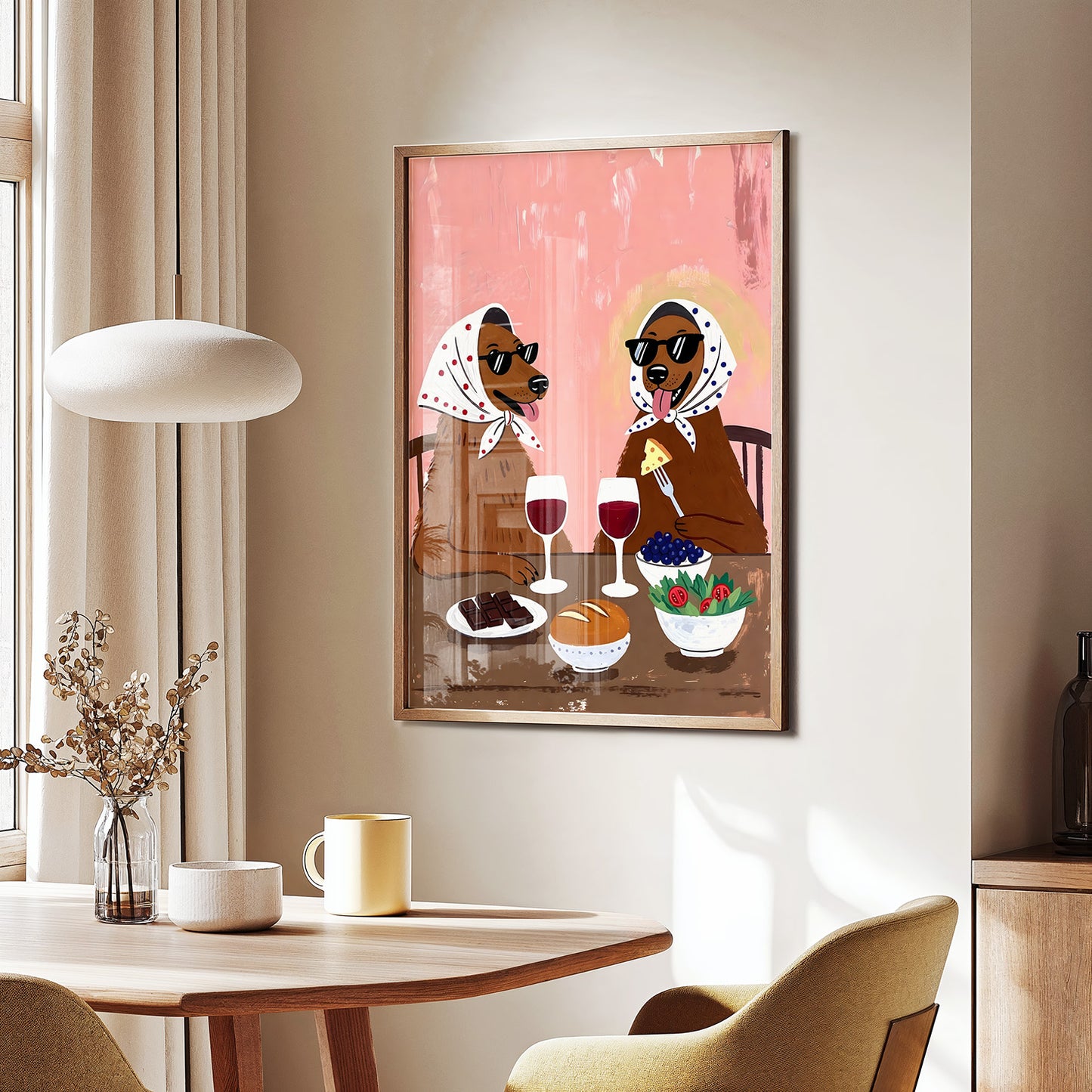 Sassy Dogs Wine Night Poster