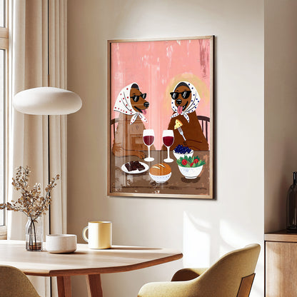 Sassy Dogs Wine Night Poster
