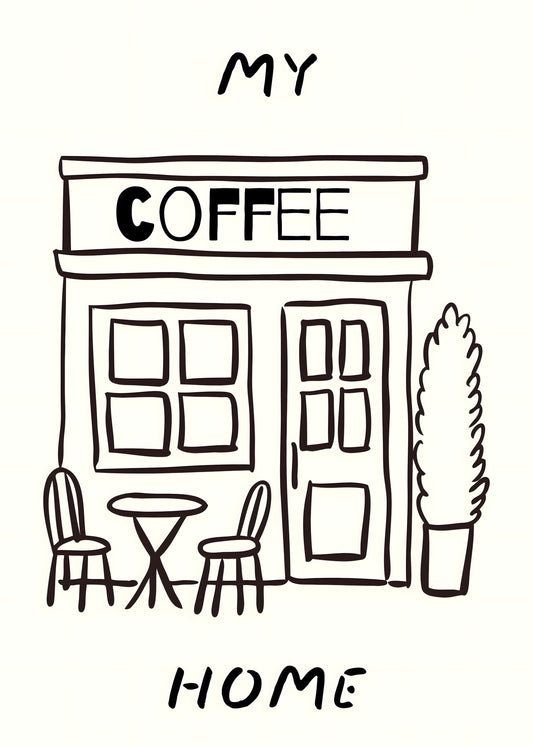 My Coffee Home Poster
