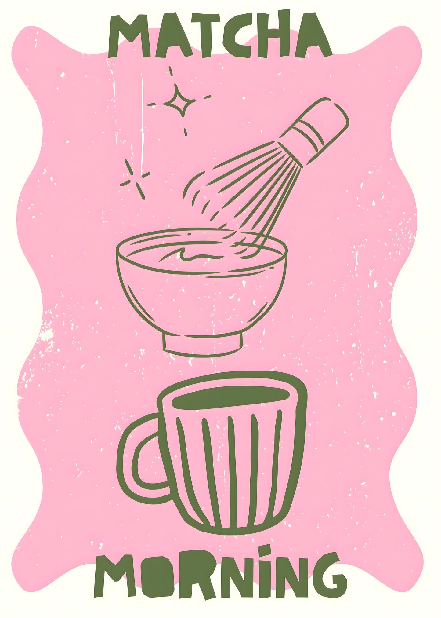 Matcha Morning Poster